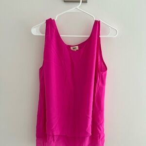 WHIT Fuchsia Sleeveless Tank Top